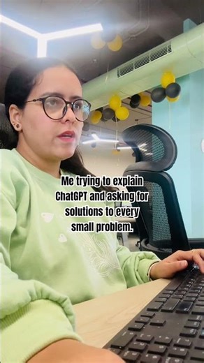 Me trying to explain ChatGPT and asking for solutions to every small problem.
