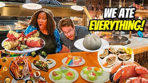 I tried all 100 dishes at Bacchanal 🍽️