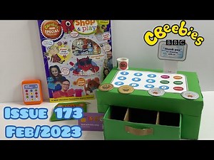 CBeebies special magazine , issue 173, Feb/2023 with Super shopping set 🛍️🛒 #cbeebies