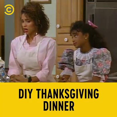 Nothing like sneaking a little pie before Thanksgiving dinner... | Comedy Central UK