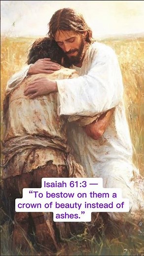 Beauty from Ashes ✨ | God Makes Broken Things Beautiful | Isaiah 61:3 #TheKingReigns