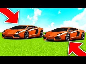 CONDUIRE DES VOITURES RÉALISTE SUR MINECRAFT... !