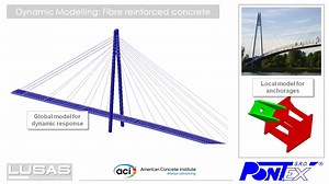 "Dynamic modelling of fibre reinforced concrete lightweight structures" The Celakovice footbridge received several international awards including 1st place in the ACI Excellence Awards 2015. Learn more about how LUSAS can be applied to advanced concrete technologies and lightweight structures on: https://goo.gl/1h8t6p | LUSAS