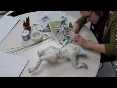 How to Make Paper Mache Alebrijes - Step Two (Armature)