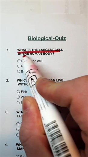 Biological quiz - Can you get 7/7?#quiz #american #biology #challenge