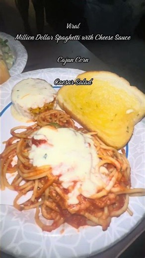 Making the Viral Million Dollar Spaghetti for Dinner Tonight! 🍝✨ #familydinner #cooking