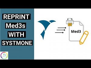 Reprint med3 on SystmOne