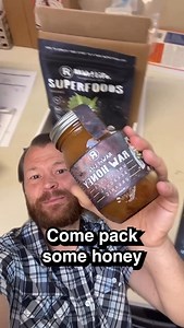 From blank jars ➜ labels ➜ craft-paper wrap ➜ bubble mailers ➜ boxes ➜ a quick ollie on the way to the post office - this is how RAWr! Superfoods and RAWr! Raw Honey gets to you. We’ve been shipping these for close to 13 years now. Give us a try! | RAWr! Life Superfoods