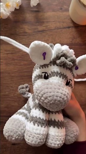 Adorable Crocheted Zebra Doll Tutorial - Easy & Fun
