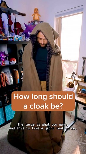 Whether you’re tall, broad, compact, or somewhere in between, your cloak should sit comfortably and confidently. 🧙‍♂️ If you’re unsure which size suits your height or frame, this video breaks it down. Medium fits most, but here’s how to know for sure. | Knightweave