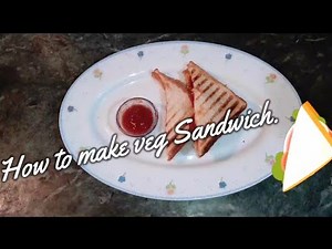 Tasty and healthy morning breakfast - "Veg Sandwich"