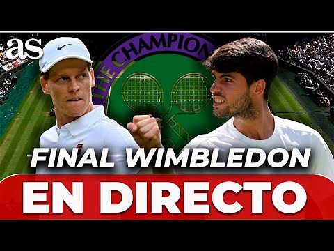 EN DIRECTO, JANNIK SINNER vs CARLOS ALCARAZ | FINAL de WIMBLEDON en VIVO