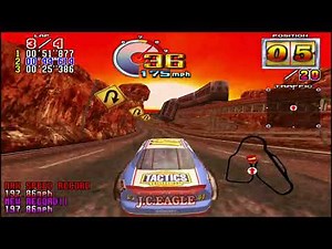 Daytona USA 2: Power Edition (Arcade) | All Tracks