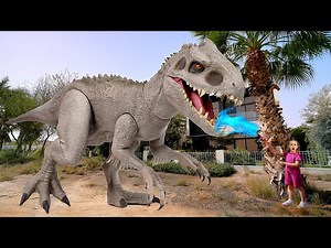 Dinosaurs for Kids | Stephi Brings Her Dinosaurs Toys to Life! - Videos For Kids