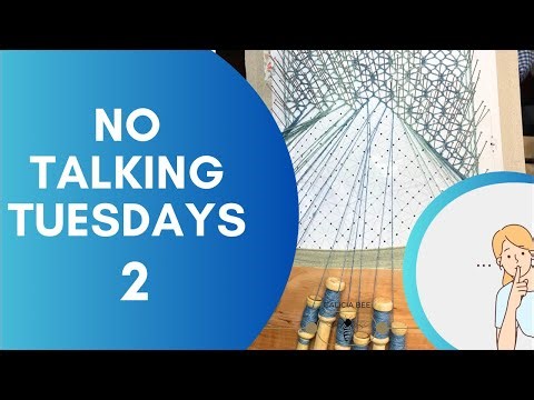 Galicia Bee Designs is live (NO) TALKING TUESDAYS bobbin lace ASMR live 2