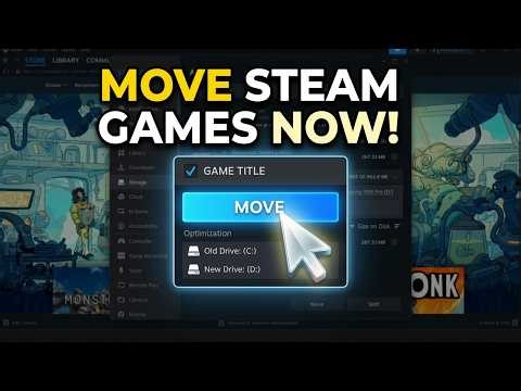 How to Move Steam Games to Another Hard Drive (2026)