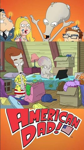 American Dad: Roger's secret persona. #animation #cartoon #americandad