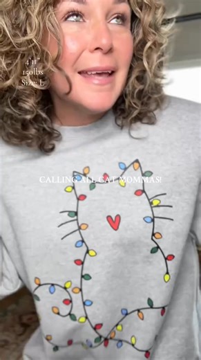 Cat Christmas lights = Purrfect 🐱✨ The cutest holiday sweatshirt for cat lovers 🎄 For you if: → You're obsessed with cats → Christmas is your favorite → Cozy is your vibe → You need this 💕 Features: ✅ Adorable cat design ✅ Festive lights detail ✅ Super soft & cozy ✅ Multiple colors Meowy Christmas 😻 Shop now 👇 #CatLover #ChristmasSweater #CatMom #HolidayFashion #CatLady | Clothzz