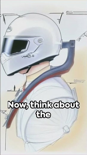 The HANS Device. #automobile #formula1