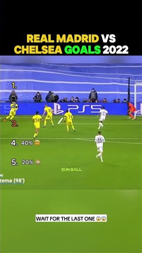 Best Real Madrid vs Chelsea UCL 2022 goals