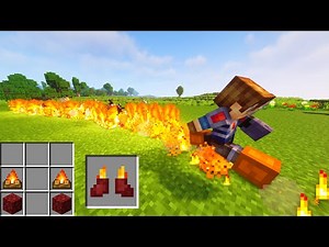 I added Flaming Boots to Minecraft (Datapack)