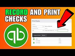 How To Record And Print Checks In QuickBooks Online (2026) (Complete Guide)