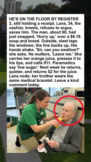Cashier's Kindness to Rude Customer Saves His Life