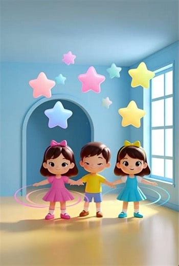 Happy Feet Dance 💃🕺 | Kids Dance Song | Action Nursery Rhymes#Shorts #HappyFeetDance #KidsDance