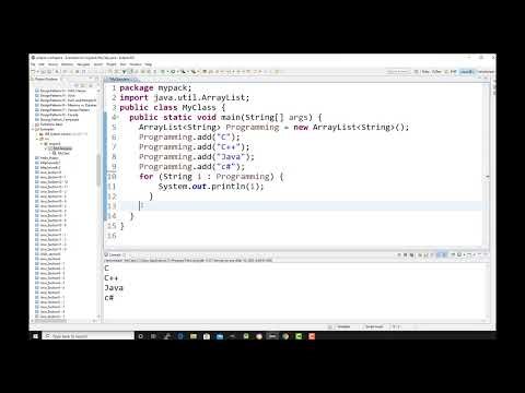 How to Loop Through an Arraylist Using For Each