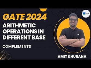 Complements of a Base | Arithmatic Operations in Different Base | Amit Khurana