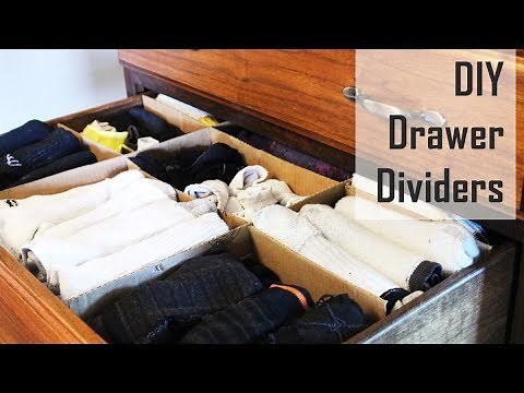 CHEAP IDEA: DIY Cardboard Drawer Dividers