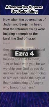 Ezra 4 - ESV #Bible #Reading #bibleverse#christian #christianity