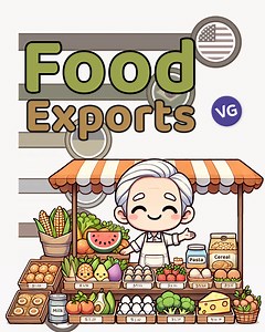 The Largest Food Exporters in the World. | VGraphs