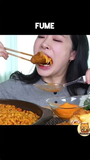 Mukbang Buldak Noodle & Cheese Pork Cutlet 꾸덕한 불닭볶음탕면 🔥 체다치즈폭탄돈까스 🧀💣 고자극조합 먹방 #mukbang #먹방