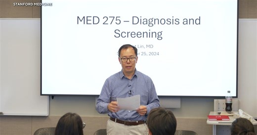 Stanford doctor teaches students about hope