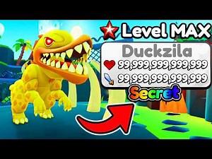 Unlocking MAX LEVEL DUCKZILLA in Duck Evolution!