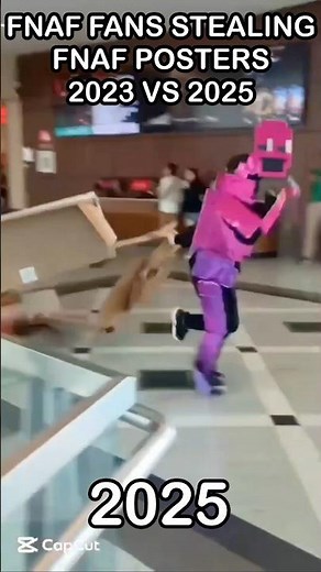 FNaF Fans Stealing FNaF Movie Posters 2023 VS 2025 | FNaF 2 Movie MEME