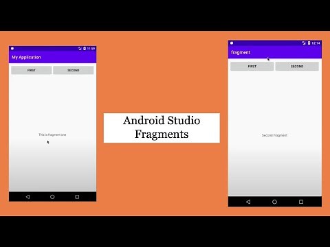 Android Studio Fragments Using FrameLayout - Fragments Fundamentals