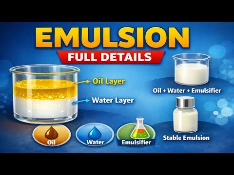 Emulsion Full Details | Easy Trick to Remember Forever #emulsion #nanoemulsion #bpharmacy