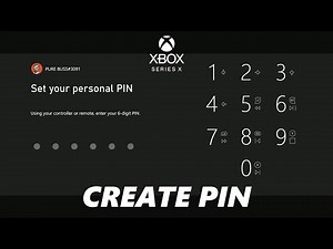 How To Create Personal PIN On Xbox Series X