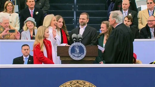 Abigail Spanberger takes oath of office to become Virginia's 1st female governor