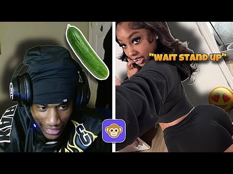 She LOST IT when I stood up 😭🥒(Monkey App)