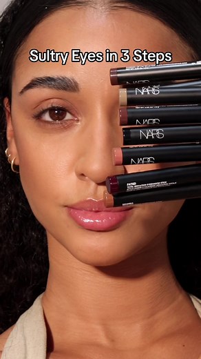 Swipe, tap, blend. Smokey eyes made easy with NEW Total Seduction Eyeshadow Sticks.