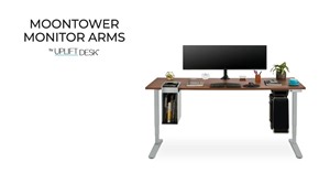 Our Moontower Monitor Arm line is available in five configurations. It supports 1, 2, 3, 4, or 6 monitors so you can create your dream monitor setup! https://buff.ly/2XfMhfN | UPLIFT Desk | Facebook
