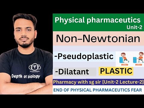 non-Newtonian systems || pseudoplastic || dilatant || plastic || physical pharmaceutics unit-2