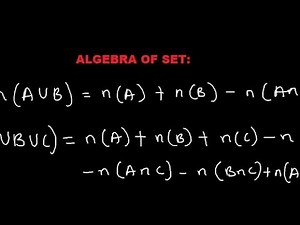 INTRODUCTORY MATHEMATICS| Algebra of Set