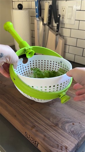 We've tested the best and this salad spinner came out on top 💯 🥗 It dries greens, strains pasta and yes, it's fun to use too! Get it on Amazon: https://amzlink.to/az0DIhe1ofy1I (We may make 💰 from these links!) | Food Network