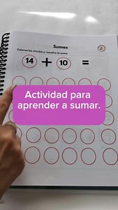 Hay diferentes estrategias para aprender a sumar, esta es una de ellas. Si te gusta esta actividad dale like al video. #sumas #aprederasumar #sumar #LibrosEnPDF #materialdidactico #imprimibles #educacionespecial #maestras #educacioninfantil #maestrasymaestros #docentes # escuela Sumas para niños de primero de primaria. Cuadernillo de actividades. | Ducasidad Materiales para el Aprendizaje.
