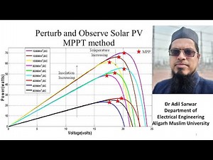 Solar PV MPPT using Perturb and Observe