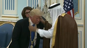 Trump called a hypocrite for Saudi King bow